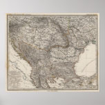 Eastern Europe, South Russia, Turkey Poster