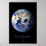 Eastern Hemisphere satellite poster posters
