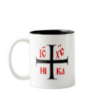Eastern Orthodox Cross mugs