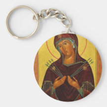 Eastern Orthodox Iconography the mother Keychain