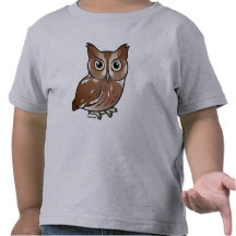 Eastern Screech Owl (Red Phase) Tee Shirt