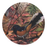 Eastern Towhees and Purple Aster Stickers