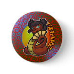 Eastern Zodiac - Snake Button