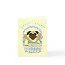 easterpug greeting cards