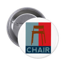 Eastwood, chair, nothing more needs to be said pinback buttons