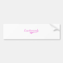 Eastwood Last Name Classic Style Bumper Stickers