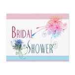 Easy Bridal Shower Invitation Postcard