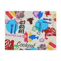 Easy Custom Cookout Invitation - Post Cards