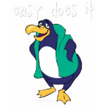 Easy Does It Penguin. T-Shirts