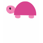 Easy does it pink turtle black recovery T-shirt