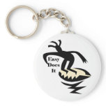 Easy Does It Surfer Key Chain keychains