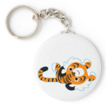 Easy-Going Cute Cartoon Tiger Keychain