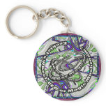 Easy Zeke: UFO or Magic Mushrooms? keychains