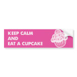 Eat a Cupcake bumber sticker bumper stickers