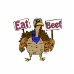 Eat Beef - Talking Turkey photo sculptures