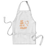Eat Drink and Be Scary Cute Ghost Design aprons