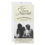 Eat, Drink, Be Married Save the Date Photo Cards