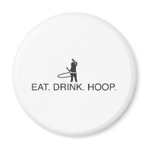 Eat. Drink. Hoop Magnets