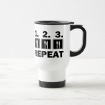 Eat Eat Eat and Repeat Coffee Mugs