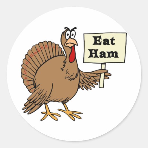 Eat Ham Stickers