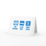 Eat healthy, sleep well, move often greeting cards