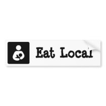 Eat Local Breastfeeding / Nursing Icon