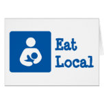 Eat Local / Breastfeeding / Nursing Icon cards