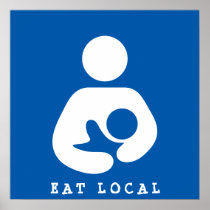 Eat Local / Breastfeeding / Nursing Icon