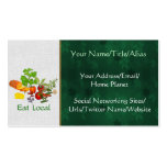 Eat Local Business Card
