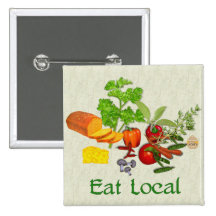 Eat Local Pin