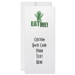 EAT ME! Gingerbread Man - Green rack cards