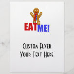 EAT ME! Gingerbread Man - Original Colours Custom Flyer