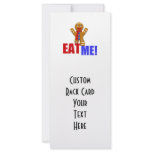 EAT ME! Gingerbread Man - Original Colours rack cards