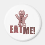 EAT ME! Gingerbread Man - Red Magnet
