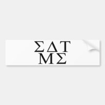 Eat Me Greek Bumper Stickers