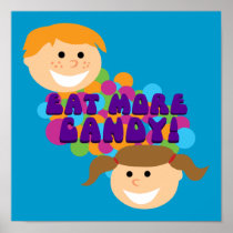 Eat More Candy Retro Kids