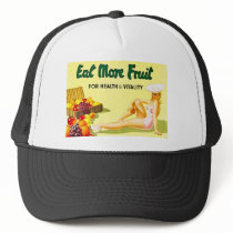 Eat More Fruit for Health & Vitality - Vintage Hats