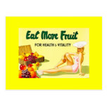 Eat More Fruit - Vintage Advertisement ca 1940s Post Cards