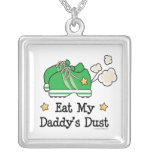 Eat My Daddy's Dust Sterling Silver Necklace