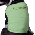 Eat My plums - certified organic! pet clothing