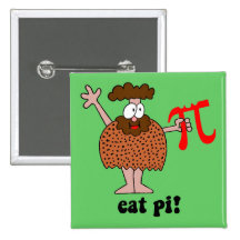 Eat Pi Pinback Button