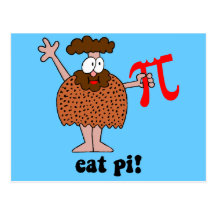 eat Pi Post Card