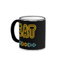 Eat Retro Neon Sign Art Coffee Mug