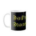 Eat Retro Neon Sign Art, Dad'sDiner mugs