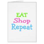 Eat Shop Repeat 2 cards