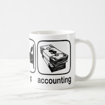 Eat Sleep Accounting Coffee Mugs