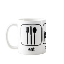 Eat Sleep Accounting Coffee Mugs