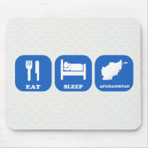 Eat Sleep Afghanistan Mousemat