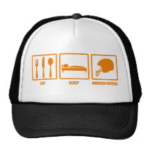 Eat Sleep American Football Trucker Hat