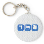 Eat Sleep Angola Key Chain